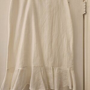 White skirt